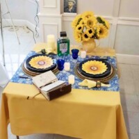 Table honoring Vincent van Gogh